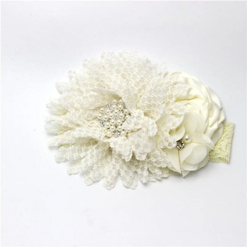 NEW - Flower Headband Baby Girl Vintage - Baby Girls Accesories